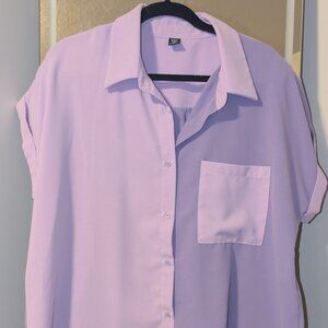 Purple oversized blouse